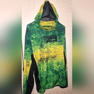 Pelagic Exo Tech Fishing Shirt Green Dorado